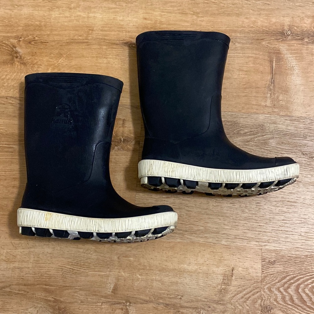 KAMIK Black Kids Rain Boots